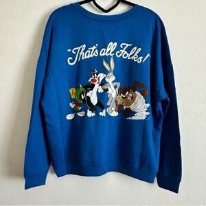 Blue vintage Looney Tunes Sweatshirt